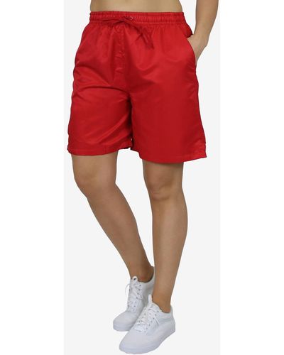 Galaxy By Harvic Active Workout Training Shorts - Red