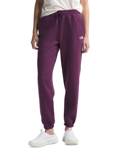 The North Face Half Dome Fleece Sweatpants - Purple
