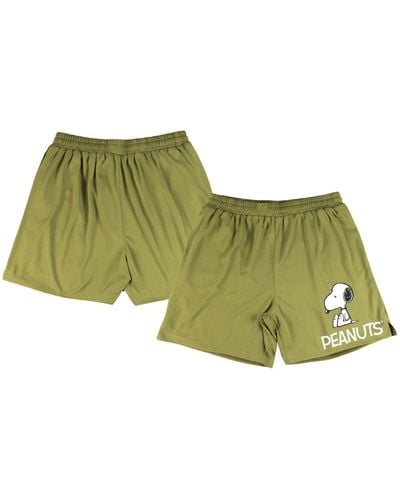 Dumbgood Peanuts Snoopy Mesh Shorts - Green