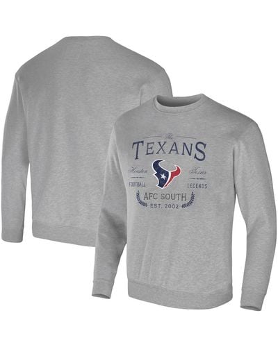 Fanatics Nfl X Darius Rucker Collection By Houston Texans Pullover Sweatshirt - Gray