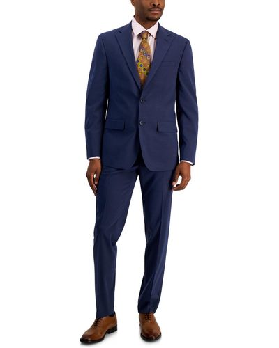 Ben Sherman Slim-fit Solid Suit - Blue