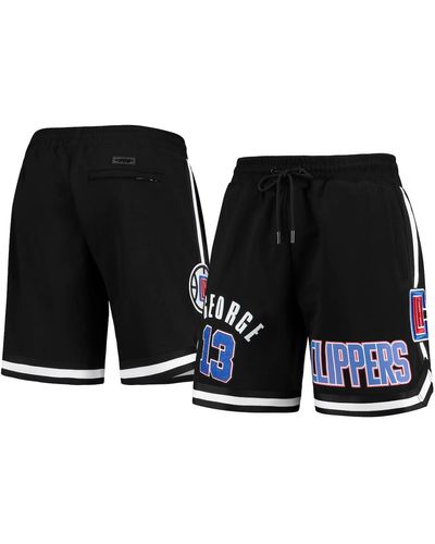 Pro Standard Paul George La Clippers Team Player Shorts - Black