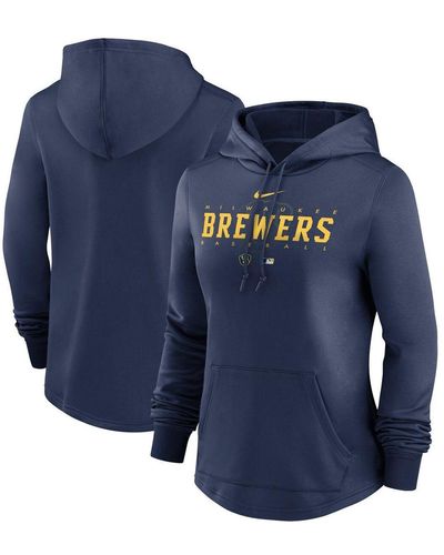 Official Milwaukee Brewers Nike Hoodies, Nike Brewers Sweatshirts,  Pullovers, Nike Milwaukee Hoodie