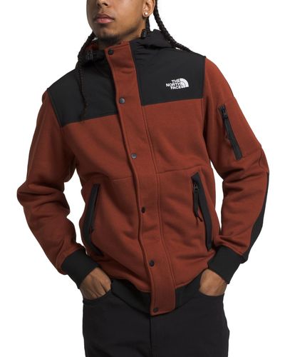 The North Face Highrail Standard-fit Hooded Fleece Jacket - Brown