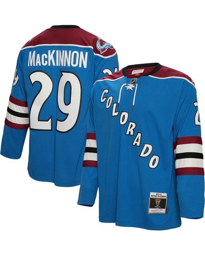 Mitchell & Ness Nathan Mackinnon Colorado Avalanche Big And Tall 2013 Line Player Jersey - Blue