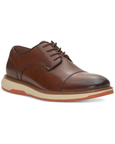 Vince Camuto Stellen Cap Toe Derby Shoes - Brown