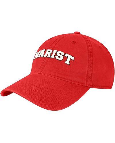 Legacy Athletic Marist Foxes The Noble Arch Adjustable Hat - Red