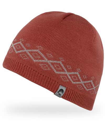 Sunday Afternoons Strobe Reflective Beanie - Red