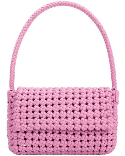 Melie Bianco Shelly Small Faux Leather Shoulder Bag Set - Pink