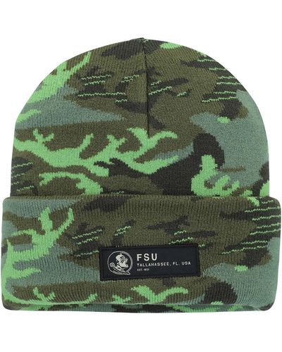 Nike Florida State Seminoles Veterans Day Cuffed Knit Hat - Green