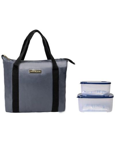 Isaac Mizrahi New York Vesey Large Lunch Tote Bag - Blue