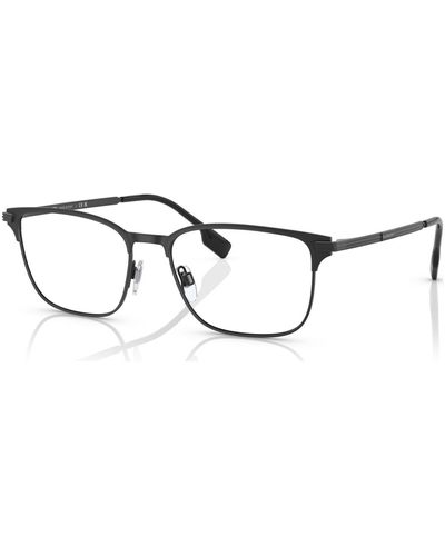 Burberry Rectangle Eyeglasses - Metallic