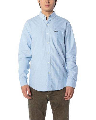 Members Only Oxford Button-up Dress Shirt - Blue