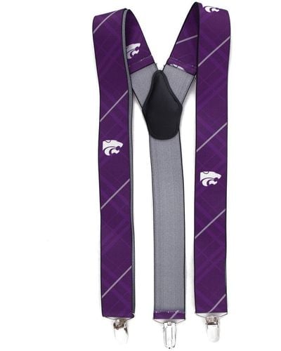 Eagles Wings Kansas State Wildcats Suspenders - Purple