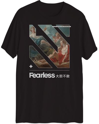 Hybrid Fearless Short Sleeve T-shirt - Black