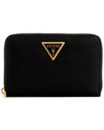 Guess Cosette Small Zip Around Wallet - Black