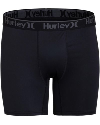Hurley Quick Dry Shorebreak Boxer Brief Underwear - Blue