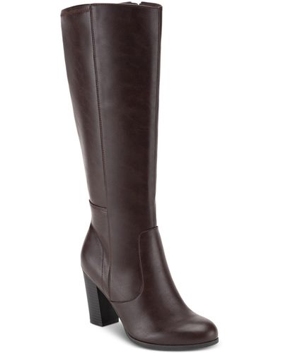 Style & Co. Addyy Dress Boots - Brown