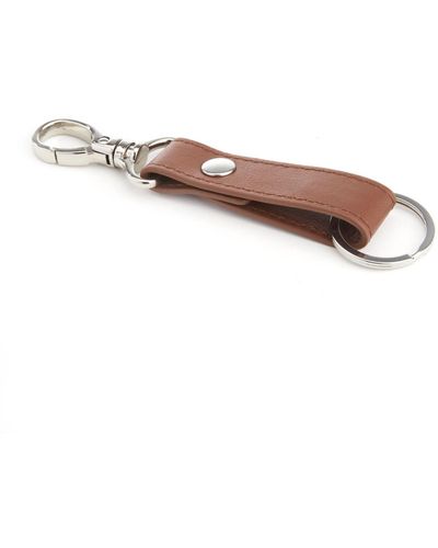 ROYCE New York Contemporary Valet Key Chain - Natural