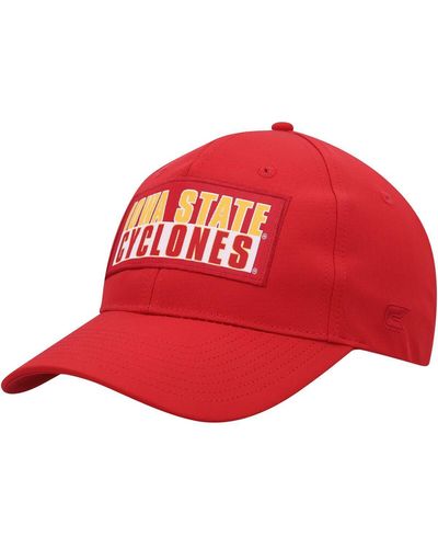 Colosseum Athletics Iowa State Cyclones Positraction Snapback Hat - Red