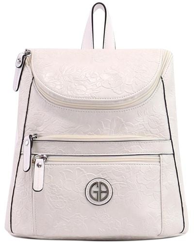 Giani Bernini Pebble Backpack - White