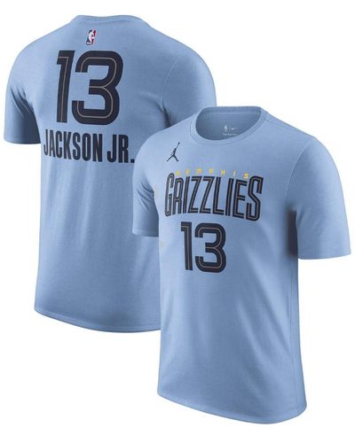 Nike Jaren Jackson Jr. Memphis Grizzlies 2022/23 Statement Edition Name And Number T-shirt - Blue