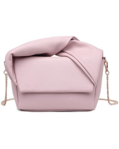 Urban Expressions Odette Twist Top Handle Bag - Pink