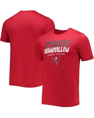 KTZ Tampa Bay Buccaneers Combine Authentic Big Stage T-shirt - Red