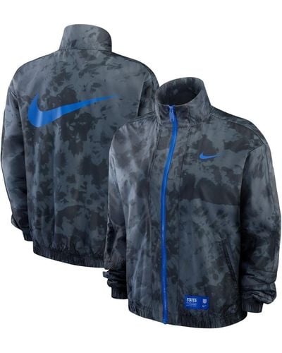 Nike Usmnt Essential Full-zip Jacket - Blue