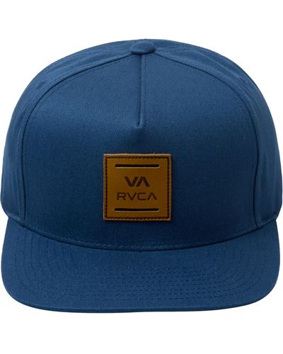 RVCA Va All The Way Snapback Cap - Blue