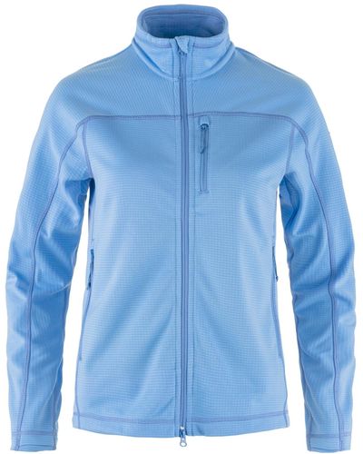 Fjallraven Abisko Lite Zip-front Fleece Jacket - Blue