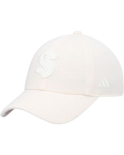 adidas Seattle Kraken Slouch Adjustable Hat - White
