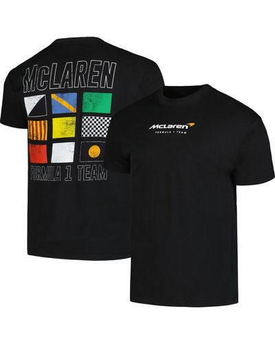 Outerstuff Mclaren F1 Team The Flags Of F1 T-shirt - Black