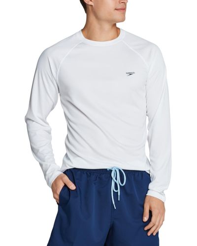 Speedo Long Sleeve Swim T-shirt - White