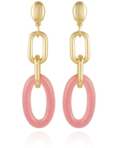 Vince Camuto Rock Candy Linear Earrings - White