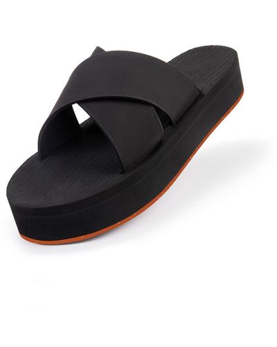 indosole Cross Platform Sandal - Black