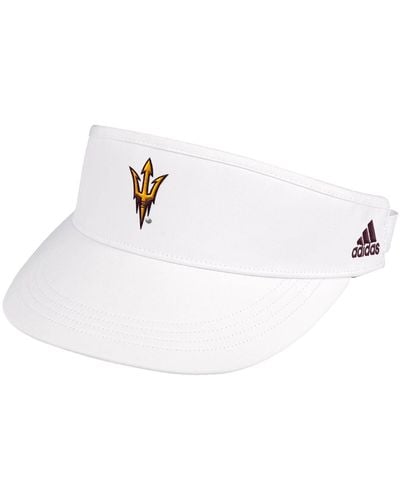adidas Arizona State Sun Devils Sideline Coaches Aeroready High Visor - White