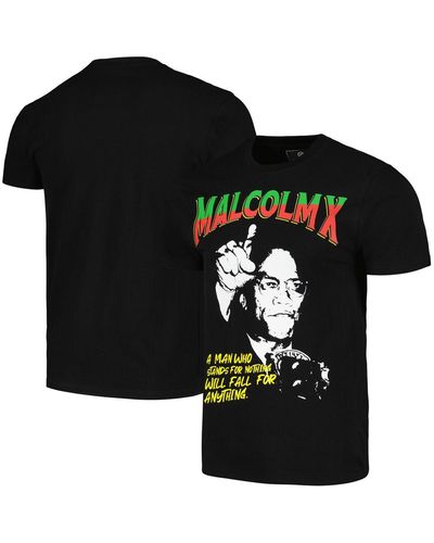 Reason And Malcolm X Distressed Don't Sell Out T-shirt - Black