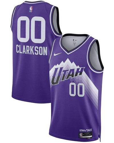 Nike And Lauri Markkanen Utah Jazz 2023/24 Swingman Jersey - Purple