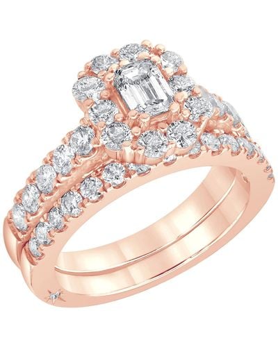 Marchesa Igi Certified Diamond Bridal Set (2 Ct. T.w. - Pink