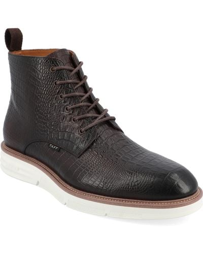 Taft 365 Model 009 Plain-toe Lace-up Boots - Black