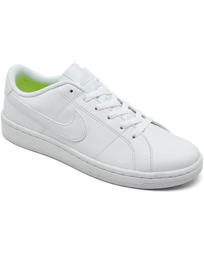 Nike Court Royale 2 Casual Sneakers From Finish Line - White