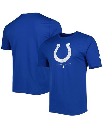 KTZ Indianapolis Colts Combine Authentic Ball Logo T-shirt - Blue