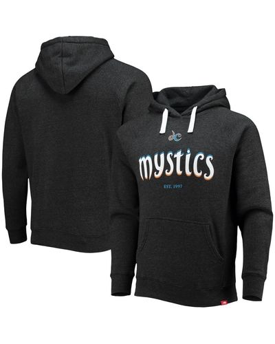Sportiqe Washington Mystics 25th Anniversary Olsen Tri-blend Raglan Pullover Hoodie - Black