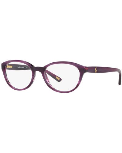 Polo Ralph Lauren Polo Prep Pp8526 Cat Eye Eyeglasses - Purple