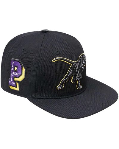 Pro Standard Prairie View A&m Panthers Arch Over Logo Evergreen Snapback Hat - Black