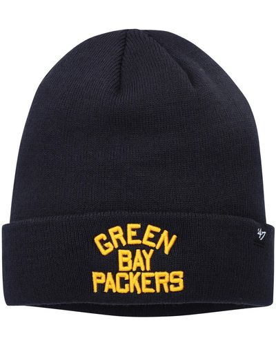 '47 Green Bay Packers Legacy Cuffed Knit Hat - Blue