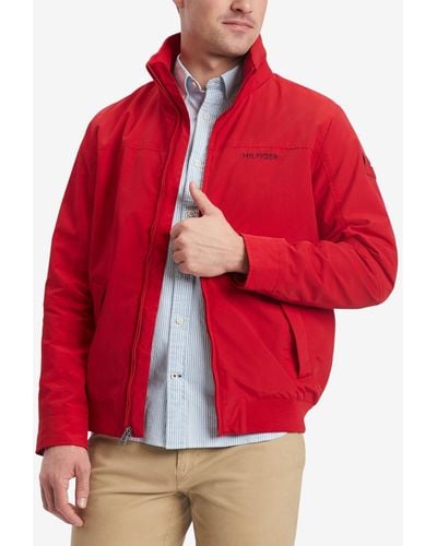 Tommy Hilfiger Regatta Water Resistant Jacket - Red