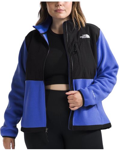 The North Face Plus Size Denali Zip-front Long-sleeve Jacket - Blue