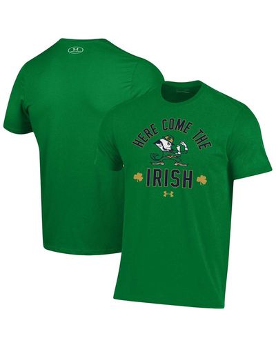 Under Armour Notre Dame Fighting Irish Here Come The Irish T-shirt - Green